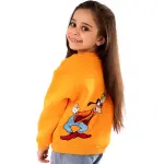Orange Sweatshirt with "Goofy " Print 🧡👧