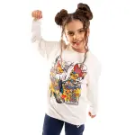 White Sweatshirt with “Bambi” Print 🤍😍