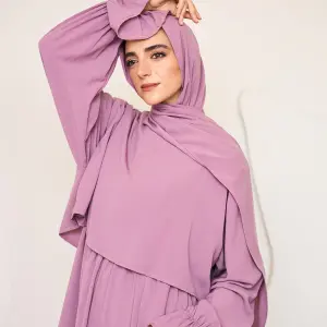 BLUE CREPE DRESSY ISDAL