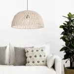 Macrame ceiling lamp-50cm