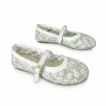 Floral Embroidered Lace Ballerina Flats BN-63