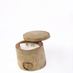 Natural Wooden Candles with an Artistic Touch Handmade Scented Candle for Warm & Elegant Homes