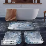 Bubbles Digital Bathroom Set Non Slip 3Pieces