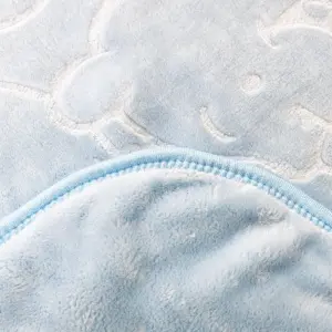 CozyNest Baby Blanket (Sky Blue)