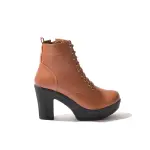 BOOT MID HEELS 5cm LEATHER B-25