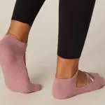 Ballet Grip Socks — Cross-Strap Pilates Socks