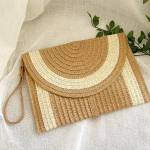 Beige Sahelé Sahel Clutch