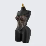 Python Floral Pattern Sculpting Corset