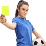 M D Stay Fit Football Referee Card Sets Red Yellow Football Warning Cards PVC Black