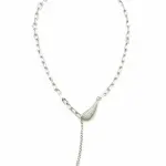 Elegant Drop Pendant Necklace N-75