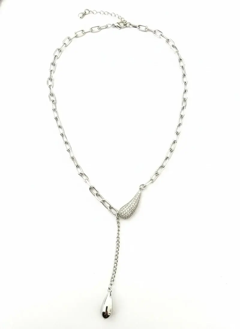 Elegant Drop Pendant Necklace N-75