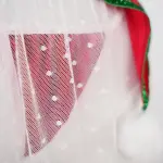 Christmas Velvet See-Through Seduction Bra Panties Miniskirt Set