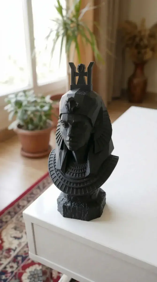 Low Poly Isis Bust