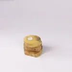 Unique Stacked Timber Log Candle Stand – Natural Wood Slice Tealight Holder
