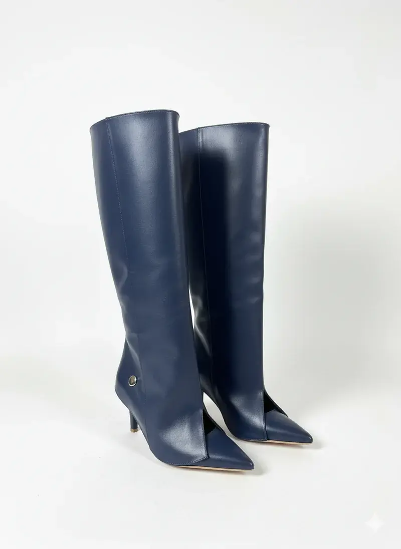 Elegance Leather Boots R-888