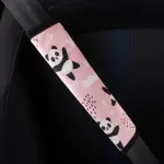 Panda Love -Set of 2 Seat Belt Covers