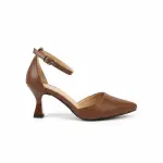 Elegant Ankle Strap Sculpted Heel C-82