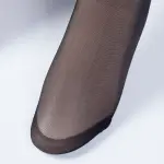 Floral Lace-Trim Thigh-High Stockings