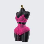 Sexy Lace Lingerie See-through Miniskirt Underwear