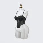 Black Floral Lace Sculpting Corset