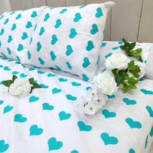 طقم سرير كبير ٤ قطع مقاس كوين