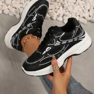 Modern Graphic Design Sneakers L-18