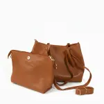 Dual Set Handbag with Detachable Pouch BA-55