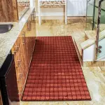 square velvet brown corridor floor carpet