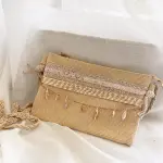 Beige Coastline Sahel Clutch