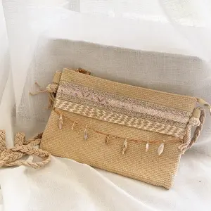 Beige Coastline Sahel Clutch