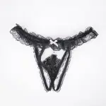 Plus Size Cupless Lingerie Bra Panty Set