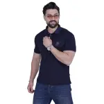 Navy Pique Polo