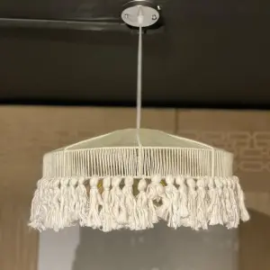 Macrame ceiling lamp-50cm