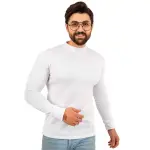 Men’s White Half Neck