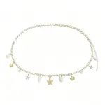Beach Waist Chain Faux Pearl Shell Starfish Women's Body Chain