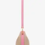 Diagonal Textured Satchel Bag