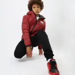 Hooded Puffer Boy's Red Jacket