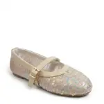 Sparkling Sequin Ballerina Flats with Elegant Strap BN-51