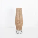 Boho Burlap Floor Lamp