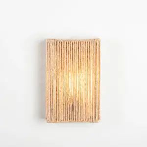 Burlap Wall Lamp A111