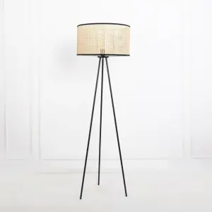 Rattan Floor Lamp