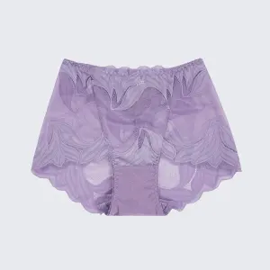 Plus Size Women's Lace See-through Panty