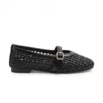 Elegant Woven Ballet Flats with Front Strap BN-56