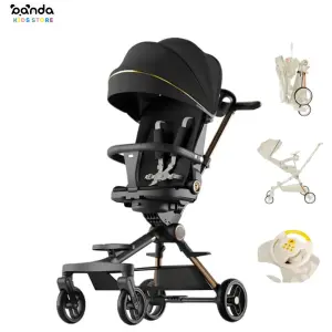 سترولر كرسي ذكي فاخر مع مقود تحكم – تصميم عصري