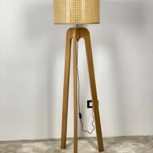 Rattan Floor Lamp