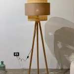 Rattan Floor Lamp