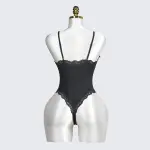 Generous Simple Style Lace Bodysuit