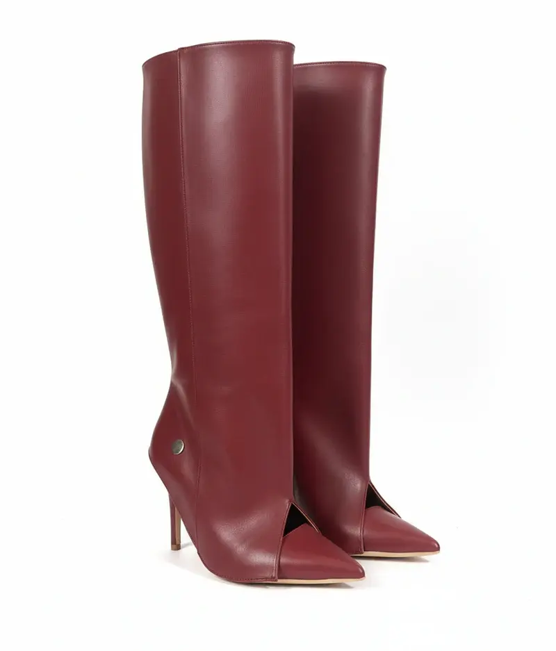 Elegance Leather Boots R-888
