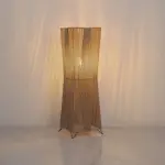 Burlap Boho Floor Lamp