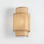 Rattan Boho Wall Lamp 011